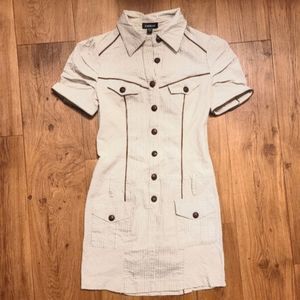 Bebe Puffy Sleeve Dress